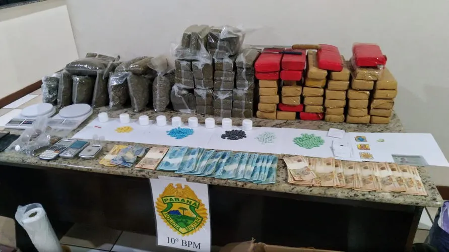 PM prende traficante e apreende mais de R$ 200 mil em drogas