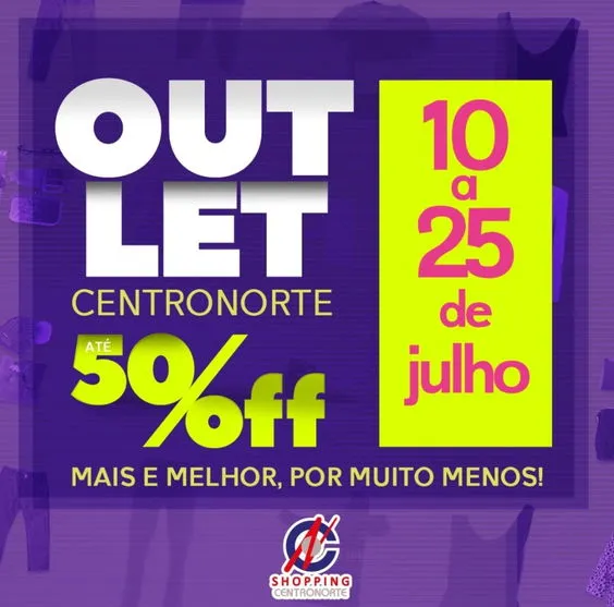 Shopping de Apucarana realiza Outlet CentroNorte