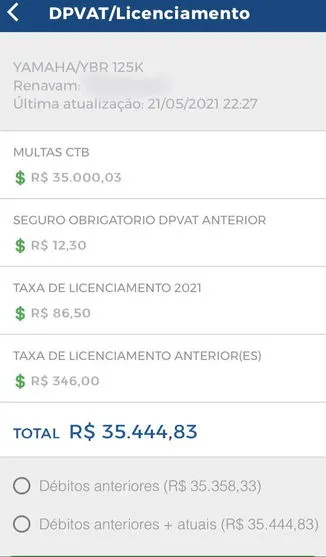 GM Arapongas apreende moto com mais de R$ 35 mil em débitos