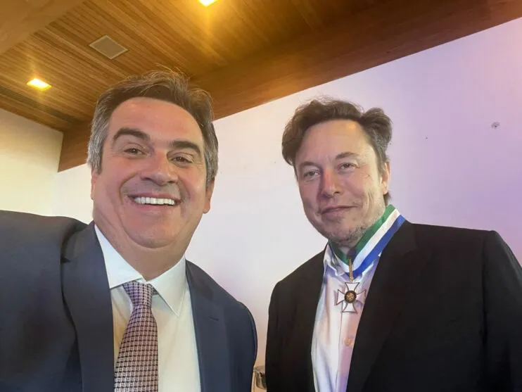  O Ministro-Chefe da Casa Civil, Ciro Nogueira, postou uma foto com o empresário Elon Musk 
