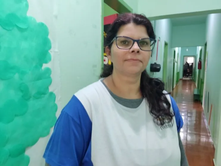  professora de Educação Infantil do CMEI Nossa Senhora Aparecida de Ivaiporã, Fernanda Soares da Conceição, de Ivaiporã 