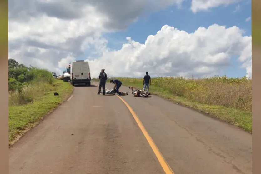 Motociclista morre em acidente entre Godoy Moreira e São João do Ivaí