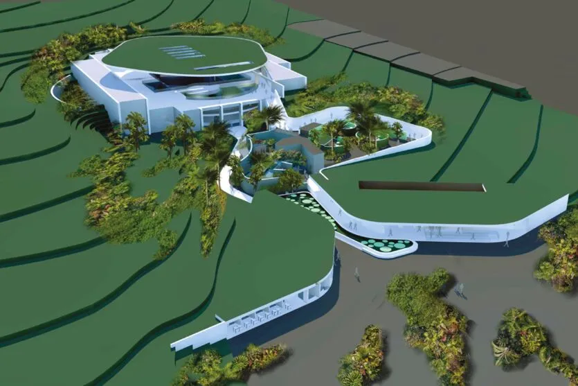  O AquaFoz será construído em uma área particular, de 23 mil metros quadrados, na entrada do Parque Nacional do Iguaçu, ao lado do Centro de Visitantes, na BR-469. O investimento é de carca de R$ 100 milhões 