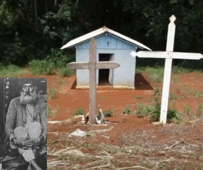  Capela em Marilândia do Sul, com foto do "segundo" João Maria no detalhe 