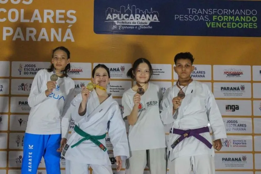 Após 2 dias, Apucarana conquista sete medalhas na fase final dos Jeps