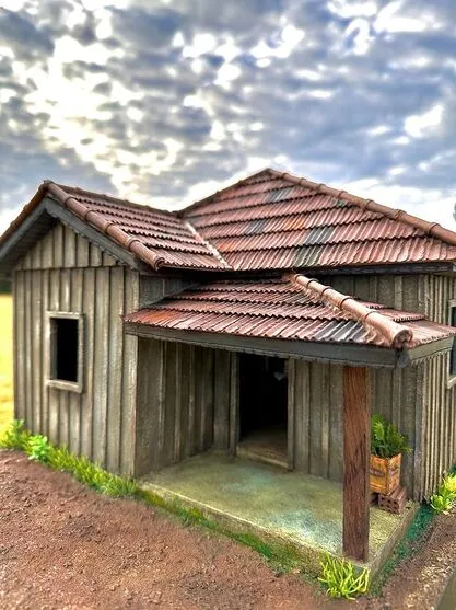Artesão cria miniatura da casa de Chitãozinho & Xororó no PR; veja