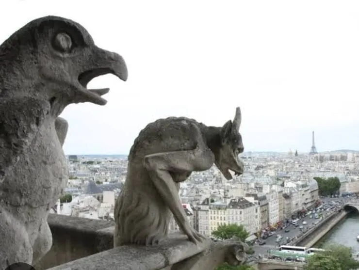  As gárgulas da Catedral de Notre-Dame de Paris 