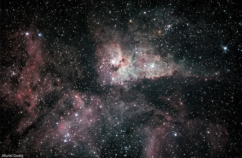  Nebulosa Eta Carinae - imagem gerada pela astrofotografia 