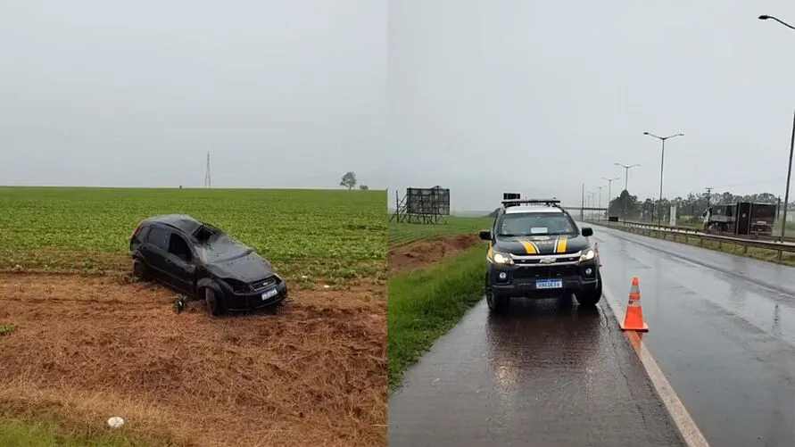  Chovia bastante no momento do acidente 