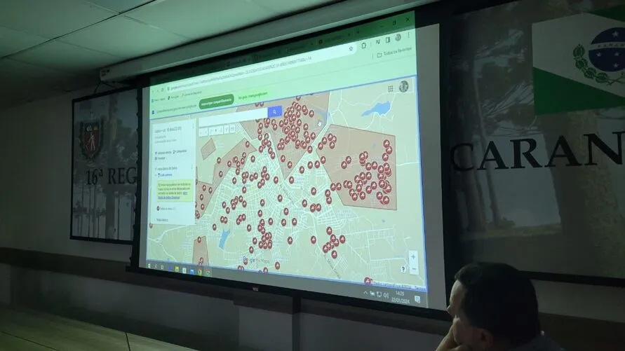  Mapeamento dos casos em Apucarana 