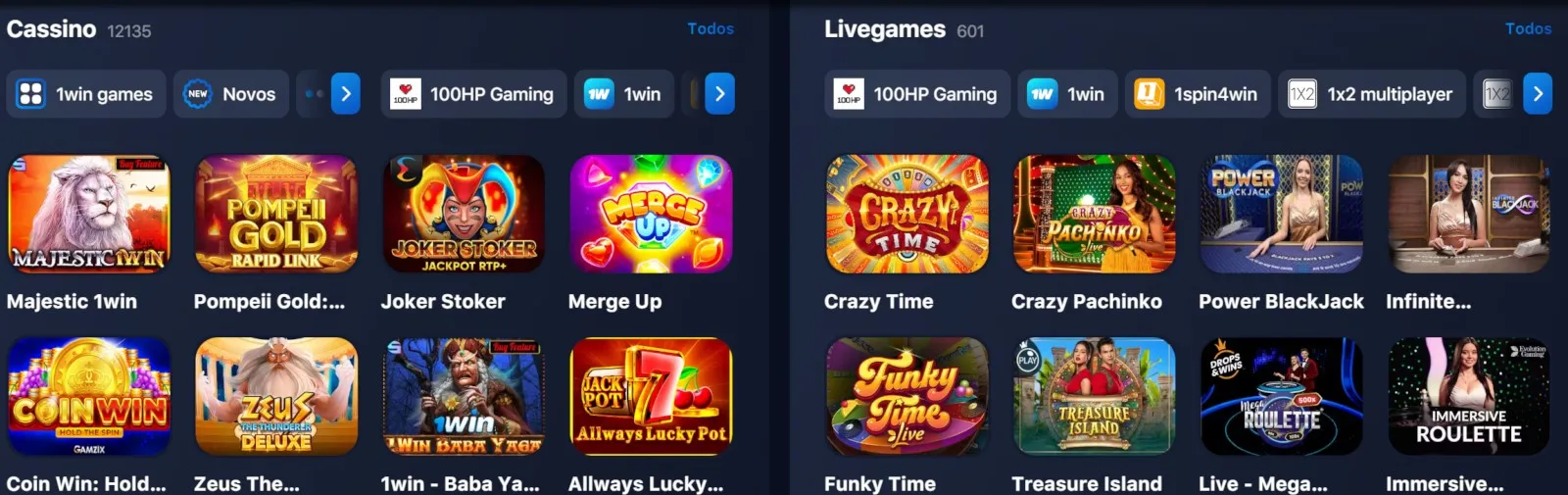 Conheça o 1Win Casino, o caminho certo para o entretenimento online
