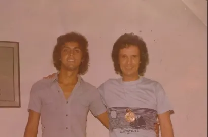  Nelson de Paula e Roberto Carlos no encontro em Umuarama 