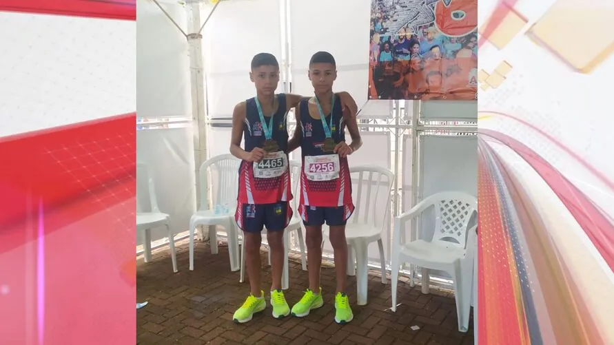  Os gêmeos apucaranenses Pedro Henrique e João Vitor levaram ouro e bronze na prova 