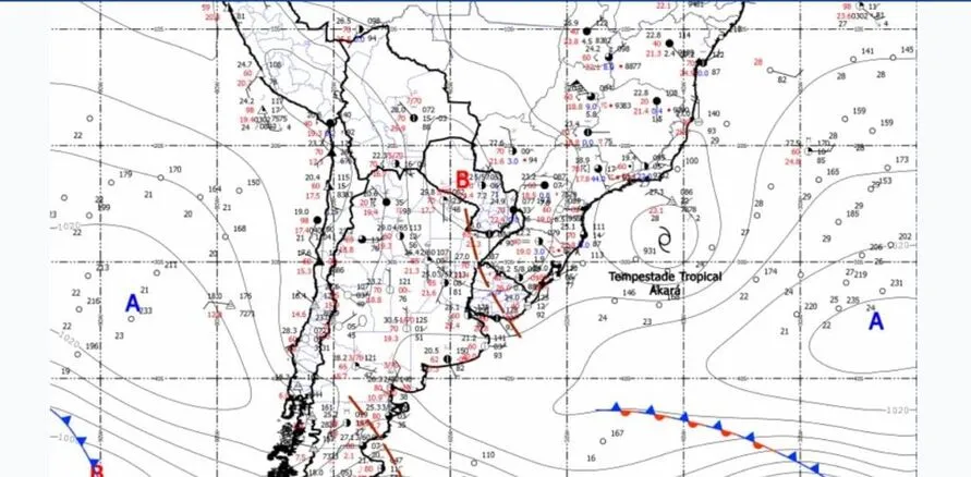 Paraná entra em alerta de risco de temporais com ventos fortes; veja