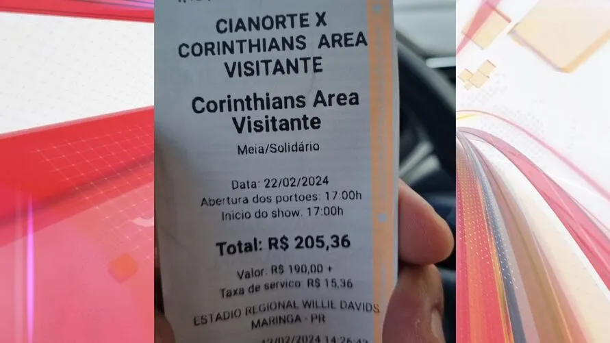 Preço alto do ingresso para Cianorte x Corinthians gera polêmica no PR