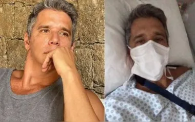 Marcio Garcia sofre acidente doméstico e passa por cirurgia