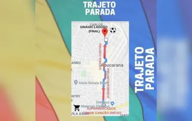 Parada LGBTQIA+ será realizada no domingo, em Apucarana