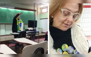 Professora que fez saudação nazista em escola do Paraná é demitida