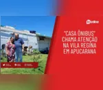 "Casa Ônibus" chama atenção na Vila Regina em Apucarana; veja