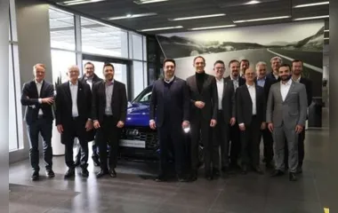 A reunião com os executivos da Audi encerra a agenda da comitiva paranaense na Alemanha