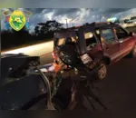 Colisão traseira mobiliza autoridades na PR-445 em Londrina