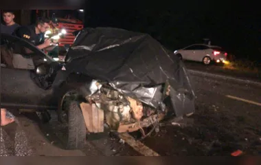 Mãe e dois filhos morrem em acidente na BR-277 no Paraná