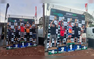 Apucaranenses se destacam na abertura do Paranaense de Motocross