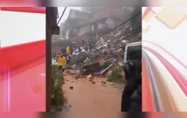 Deslizamentos deixam 3 mortos e 2 desaparecidos em Petrópolis, no Rio