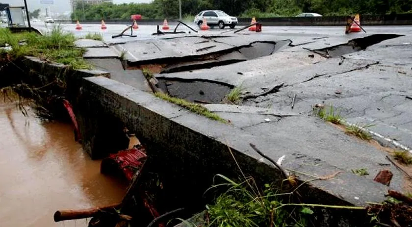 Defesa Civil contabiliza estragos em 20 cidades por causa da chuva em SC