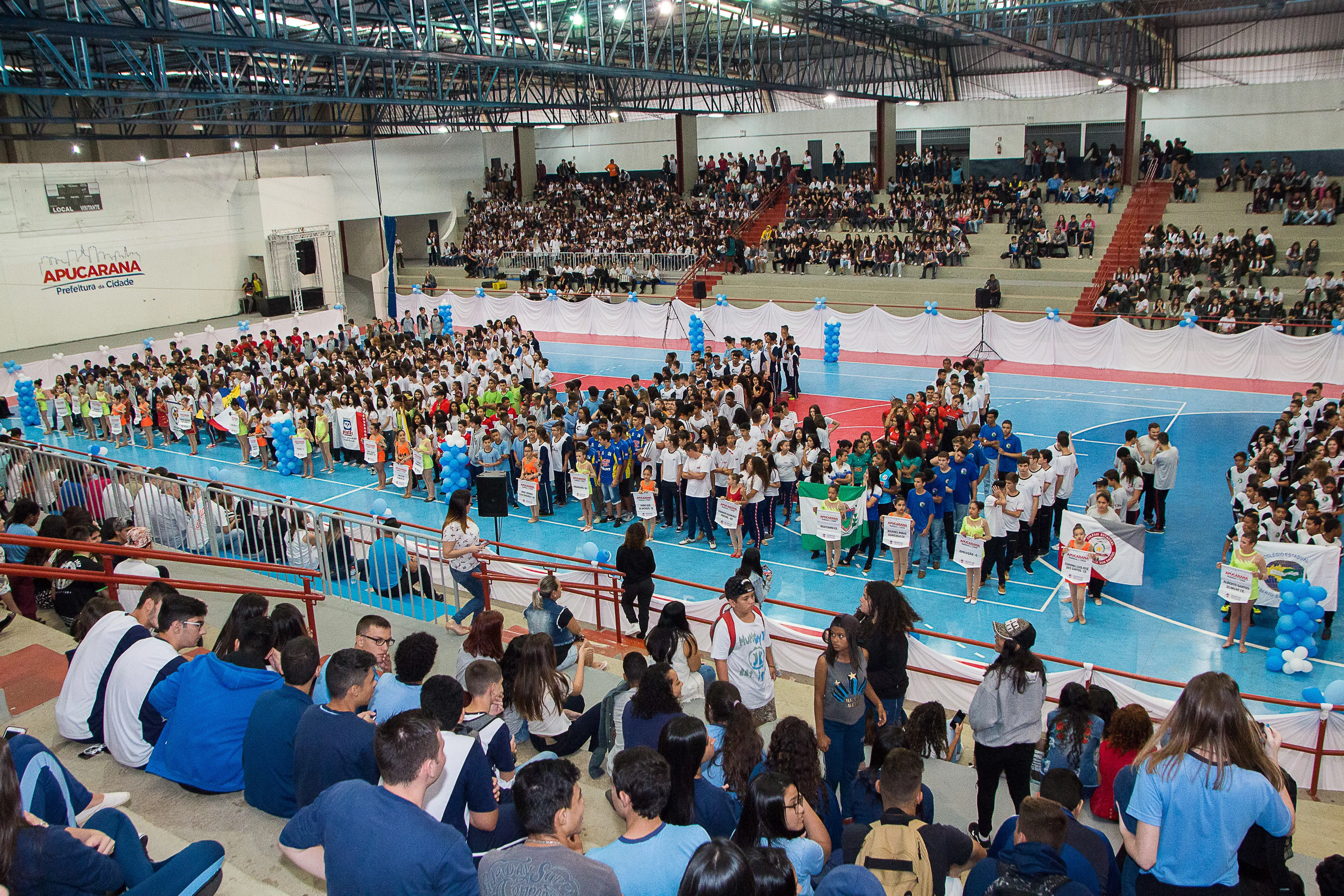 Solenidade no Lagoão marca abertura da fase municipal dos 65º Jogos Escolares do Paraná