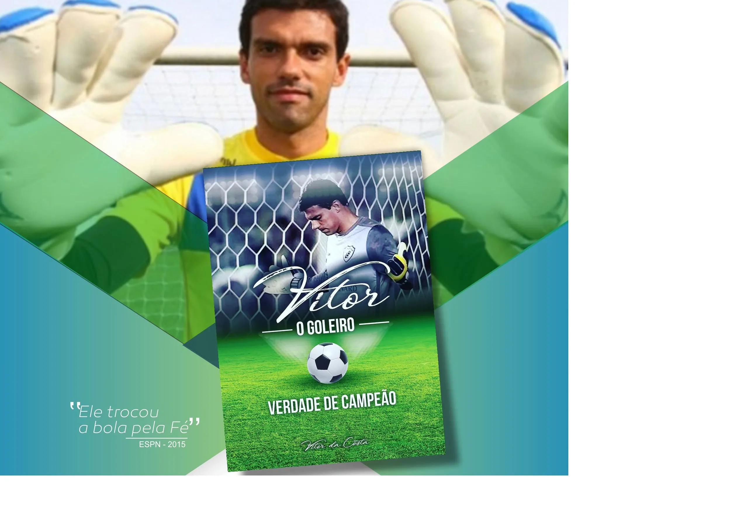 Ex-goleiro do Arapongas que largou futebol pela religião lança livro 