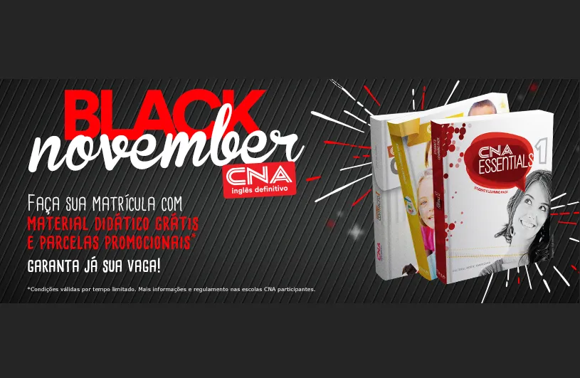 CNA dá material grátis na Black November