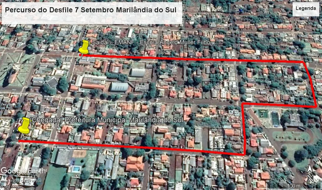Marilândia se prepara para o Desfile Cívico de 7 de Setembro