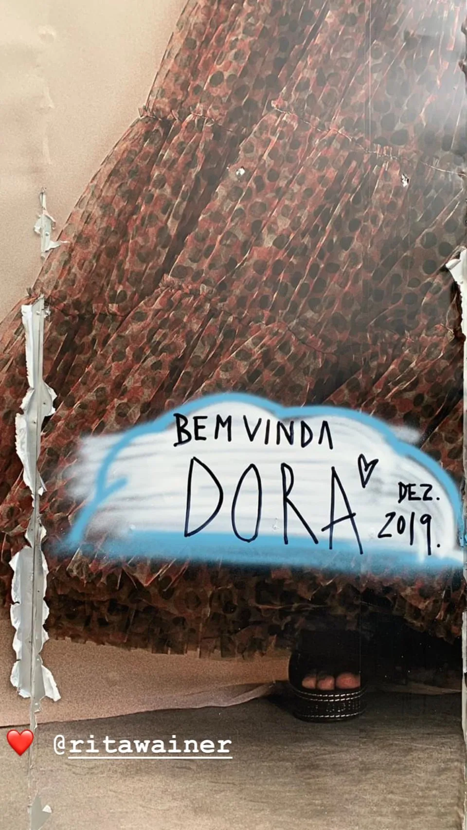 Nasce Dora, a segunda filha de Pedro Bial e Maria Prata