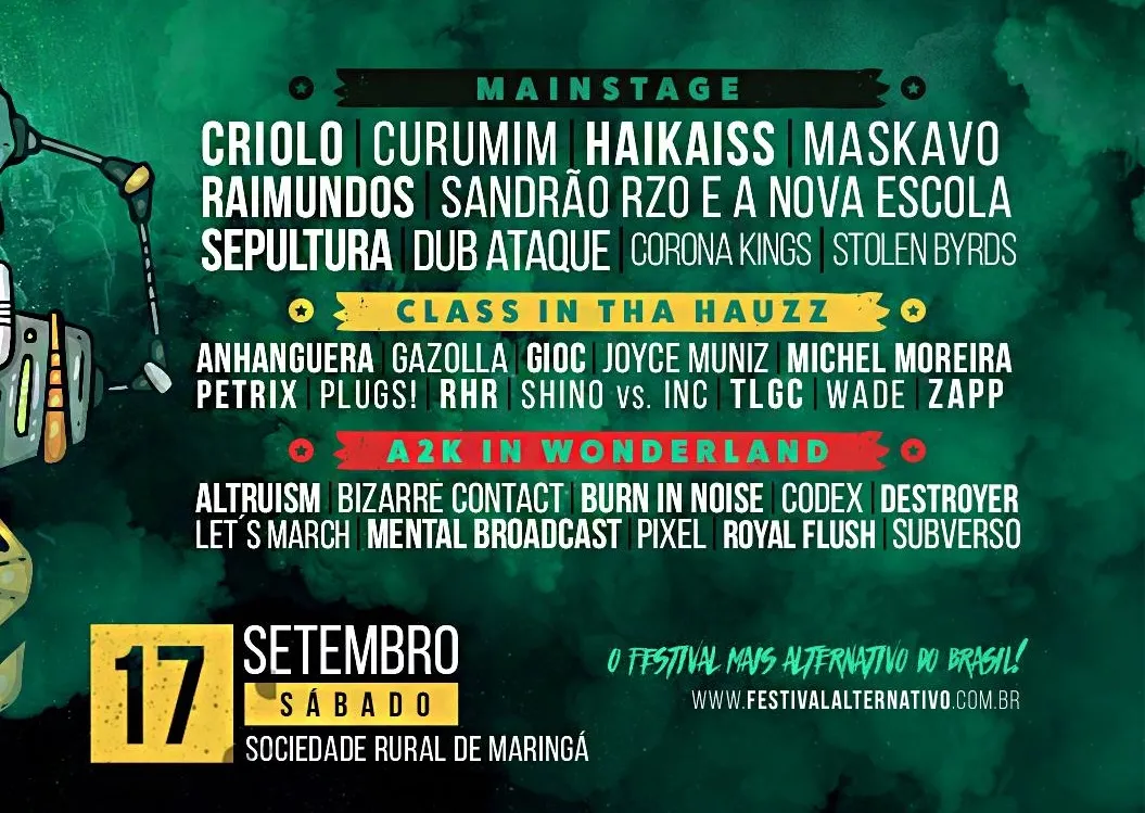 Festival Alternativo traz nomes de peso da música brasileira para Maringá