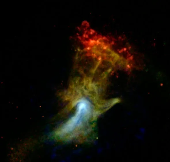 Telescópio da NASA flagra a ‘Mão de Deus’ no espaço sideral; veja vídeo