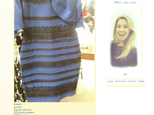 Você se lembra do vestido que muda de cor?