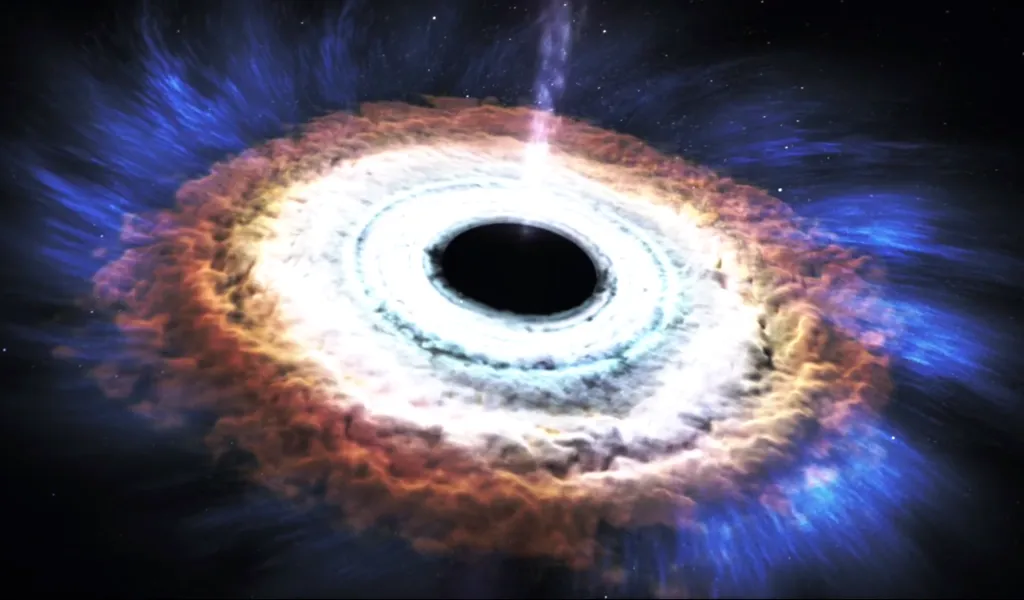 Vídeo da NASA mostra estrela sendo 'tragada" por buraco negro