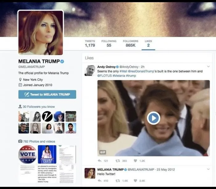 Melania Trump curte tweet que tira sarro de casamento; conta falsa ou sinal de crise?