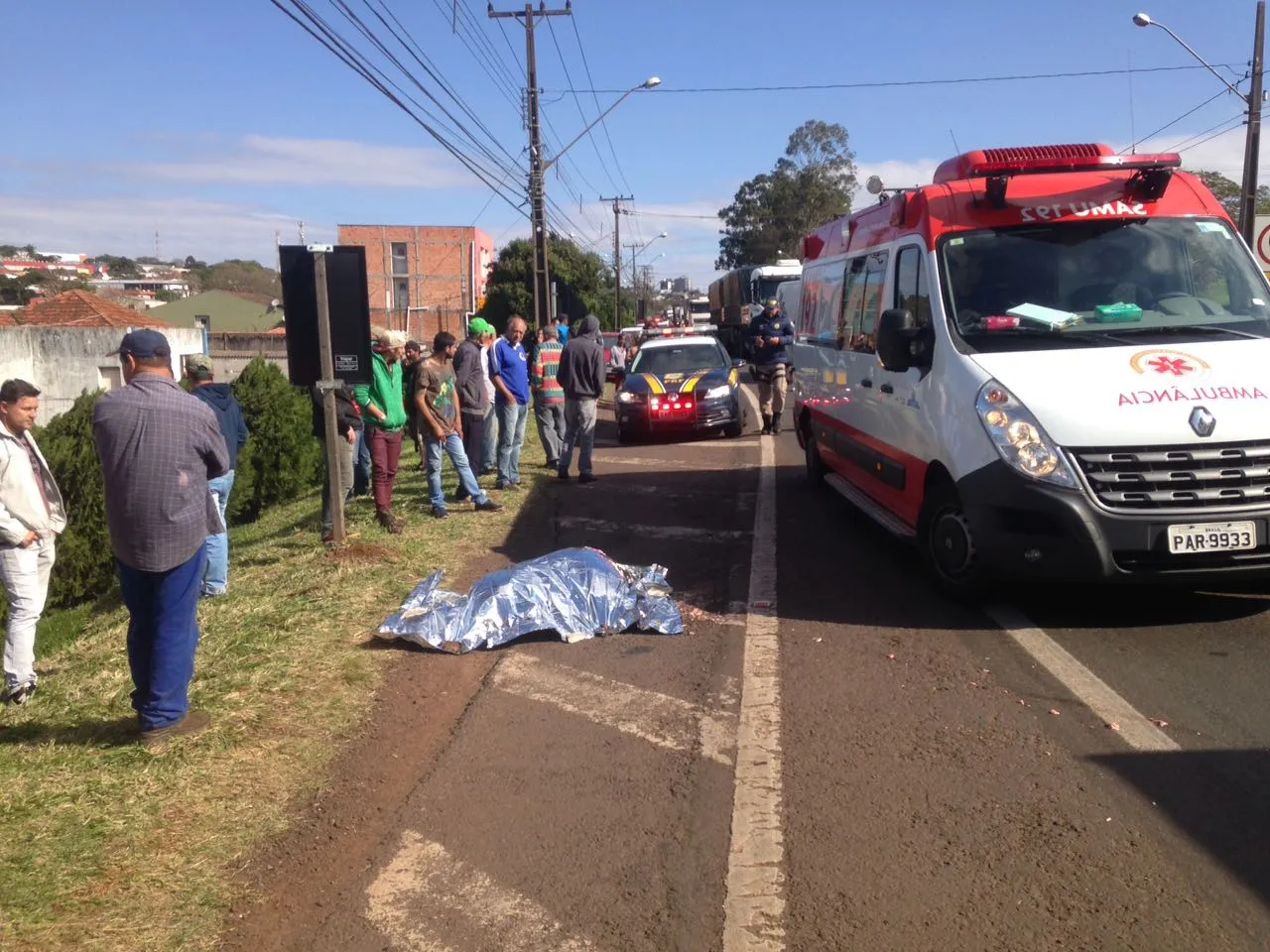 Pedestre é atropelado na BR-369 em Apucarana 
