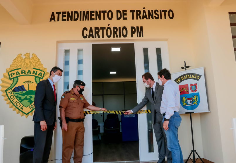 PM inaugura cartório e setor de trânsito na área central de Apucarana
