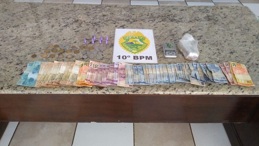 PM prende três pessoas por tráfico de drogas em Apucarana