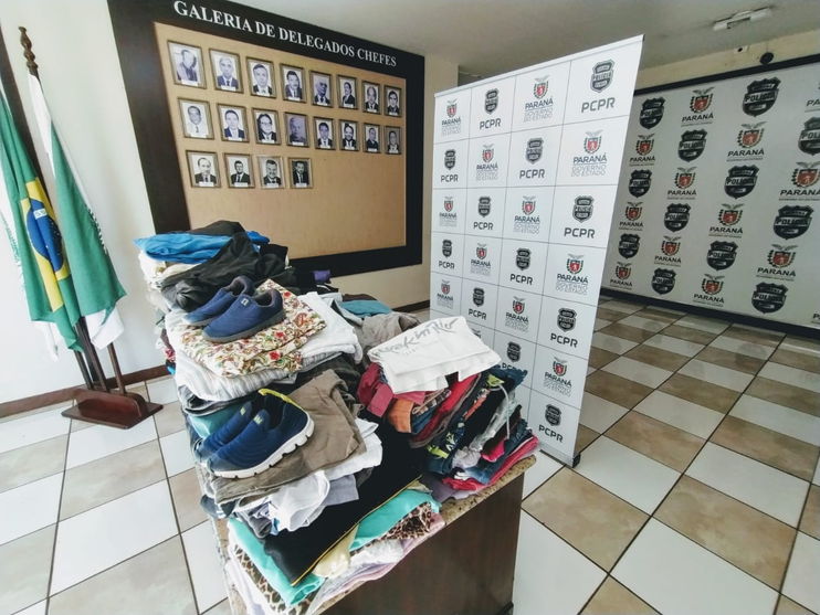 Polícia Civil de Apucarana realiza arrecadação de roupas; assista