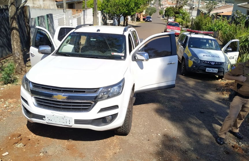 Camioneta roubada durante assalto em Apucarana é recuperada