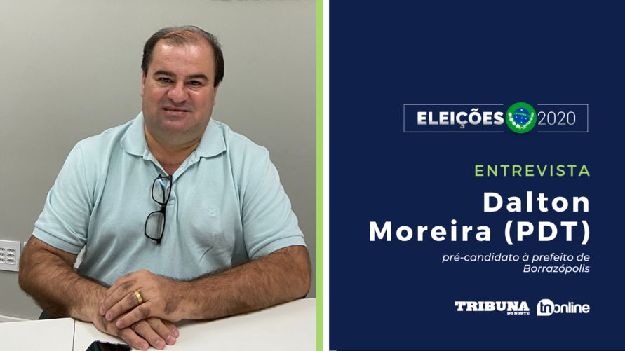 Dalton Moreira (PDT), pré-candidato à prefeitura de Borrazópolis