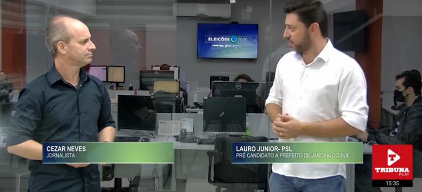 Lauro Júnior (PSL), candidato à prefeitura de Jandaia do Sul