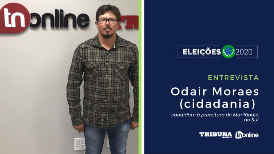 Odair Moraes (cidadania), candidato à prefeitura de Marilândia do Sul