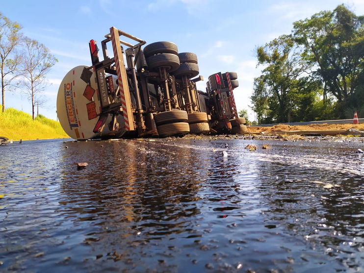 Empresa é notificada por diesel derramado em Apucarana