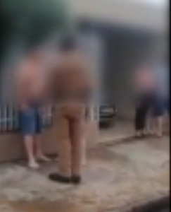 Policial agride homem durante ocorrência de violência doméstica; VEJA