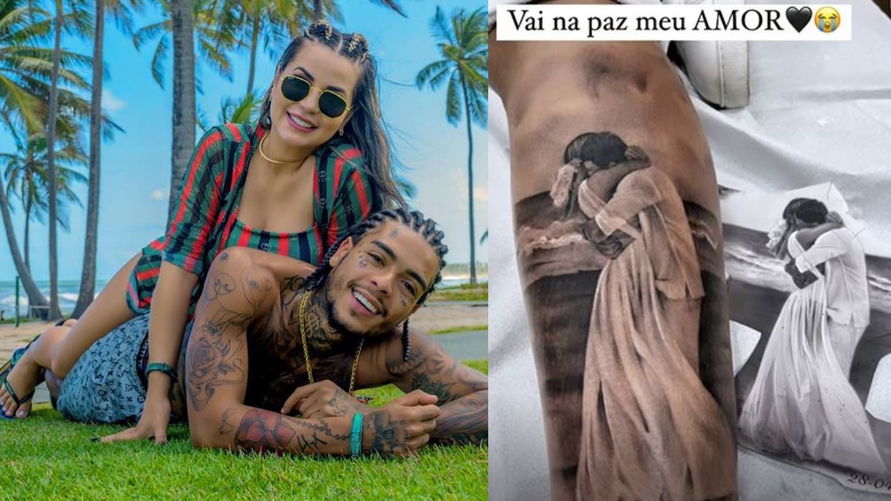 Deolane Bezerra faz tatuagem em homenagem a MC Kevin